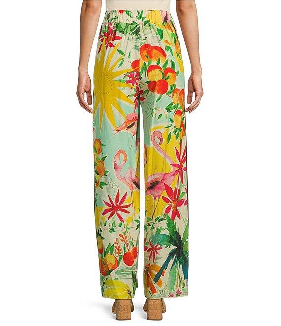 Antonio Melani Polina Fruit Print Coordinating Linen Button Down Blouse Product Image