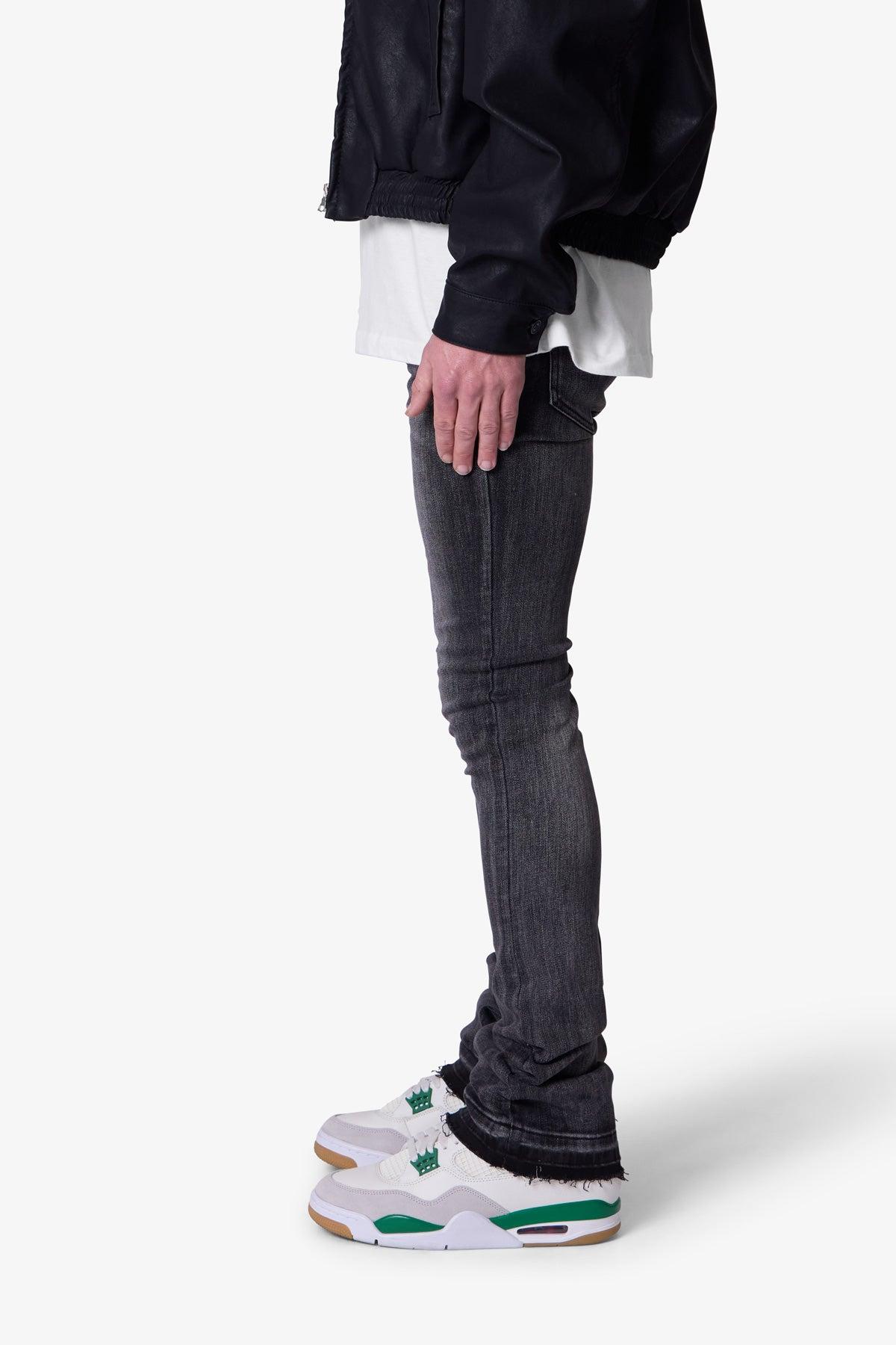 X514 Skinny Stacked Denim - Washed Black Product Image