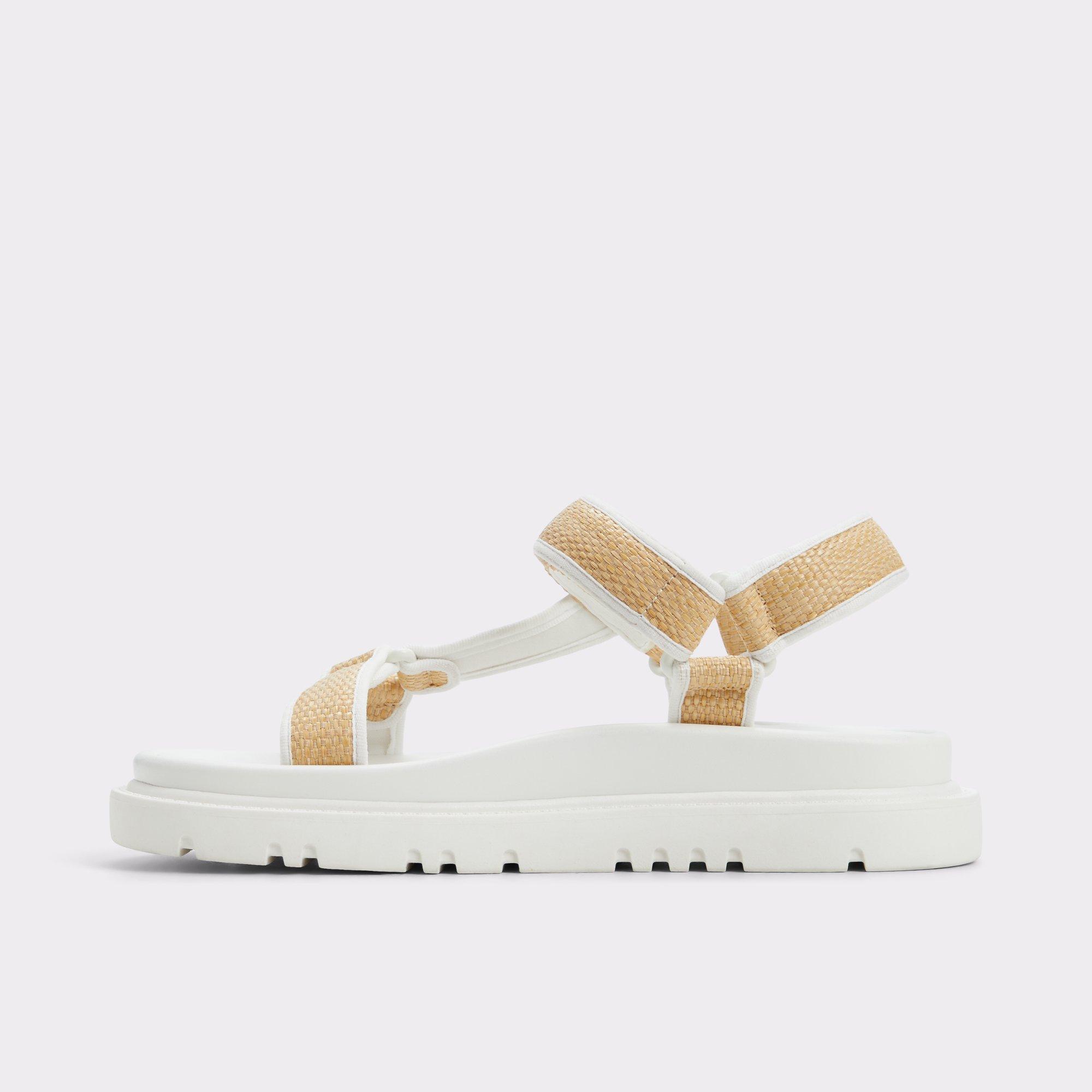 ALDO Oceana - Women's Footbed Sandal Sandals - Beige, Size 9 Product Image