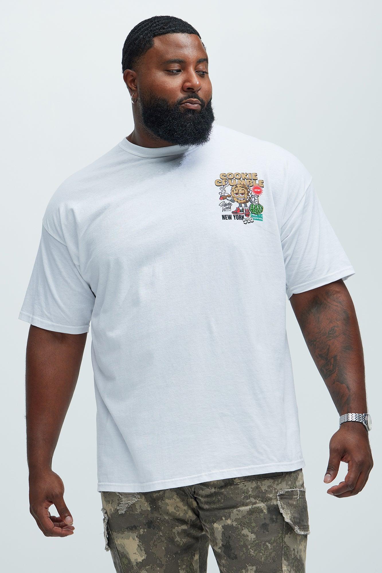 Cookie Crumble Short Sleeve Tee - White Product Image