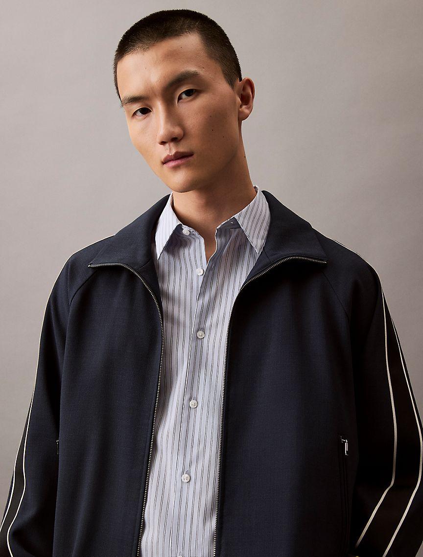 Tech Cotton Slim Button Down Shirt Product Image