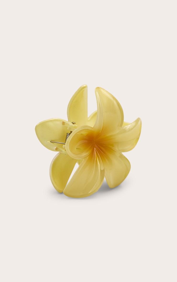 Butter Yellow Lily Flower Hair Clip Product Image