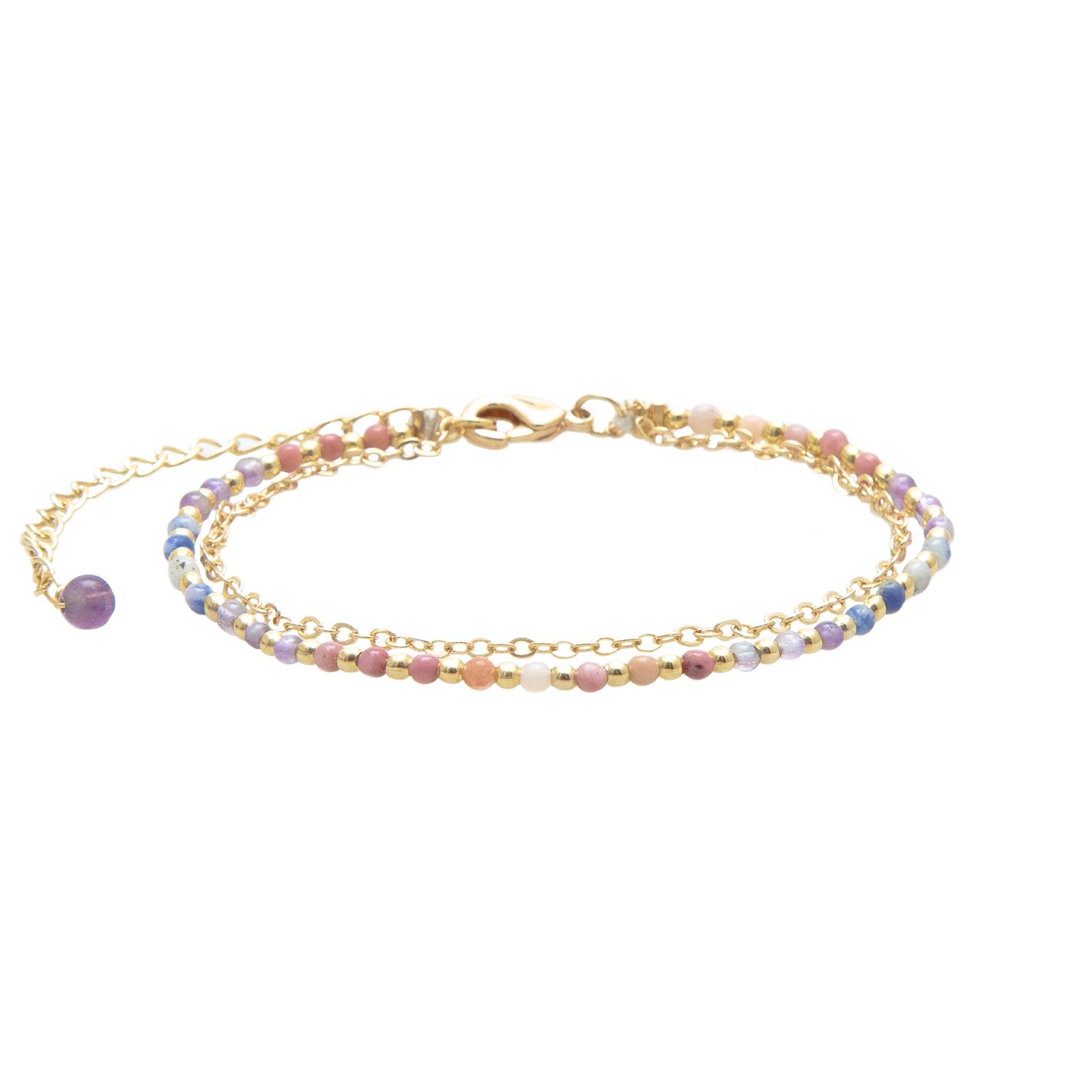Energy Healer Healing Layered Bracelet (Gold) Product Image