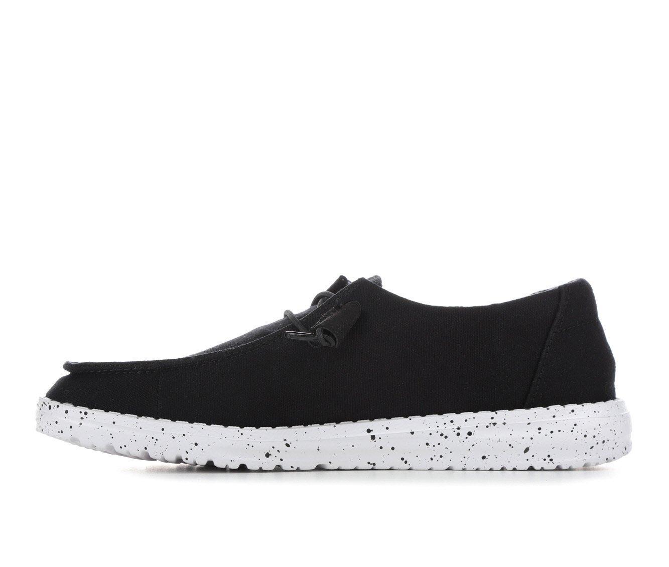 Women's HEYDUDE Wendy Black Odyssey Casual Shoes Product Image