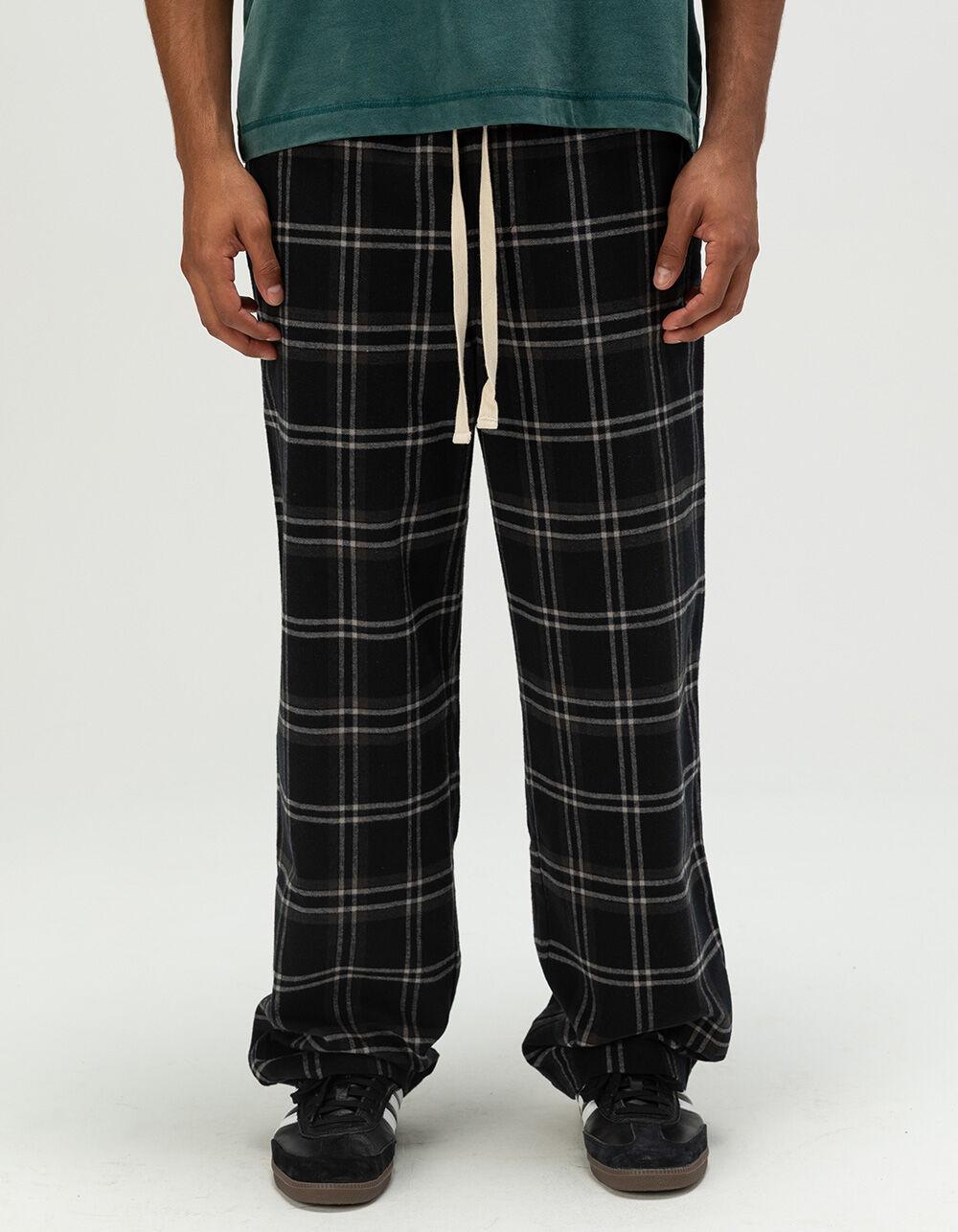 RSQ Mens Pajama Pants - BLACK/DARK GRAY Product Image