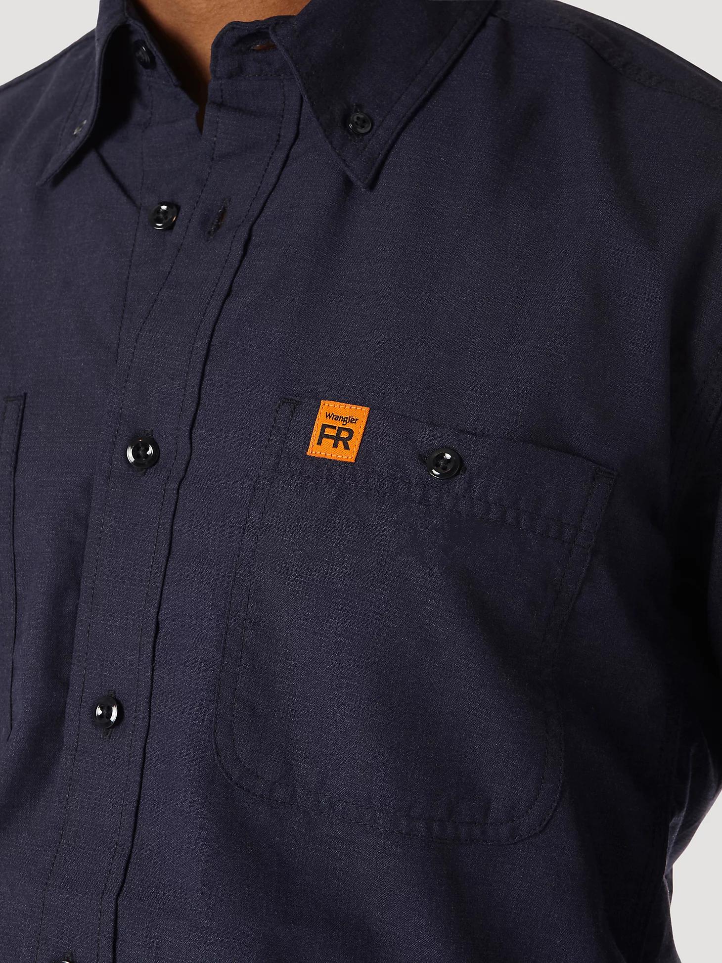 Wrangler® FR Flame-Resistant Riggs Twill Solid Work Shirt | Men's SHIRTS | Wrangler® Product Image