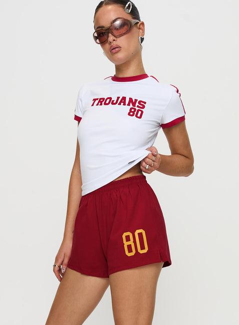 USC Soffee Shorts Red Product Image