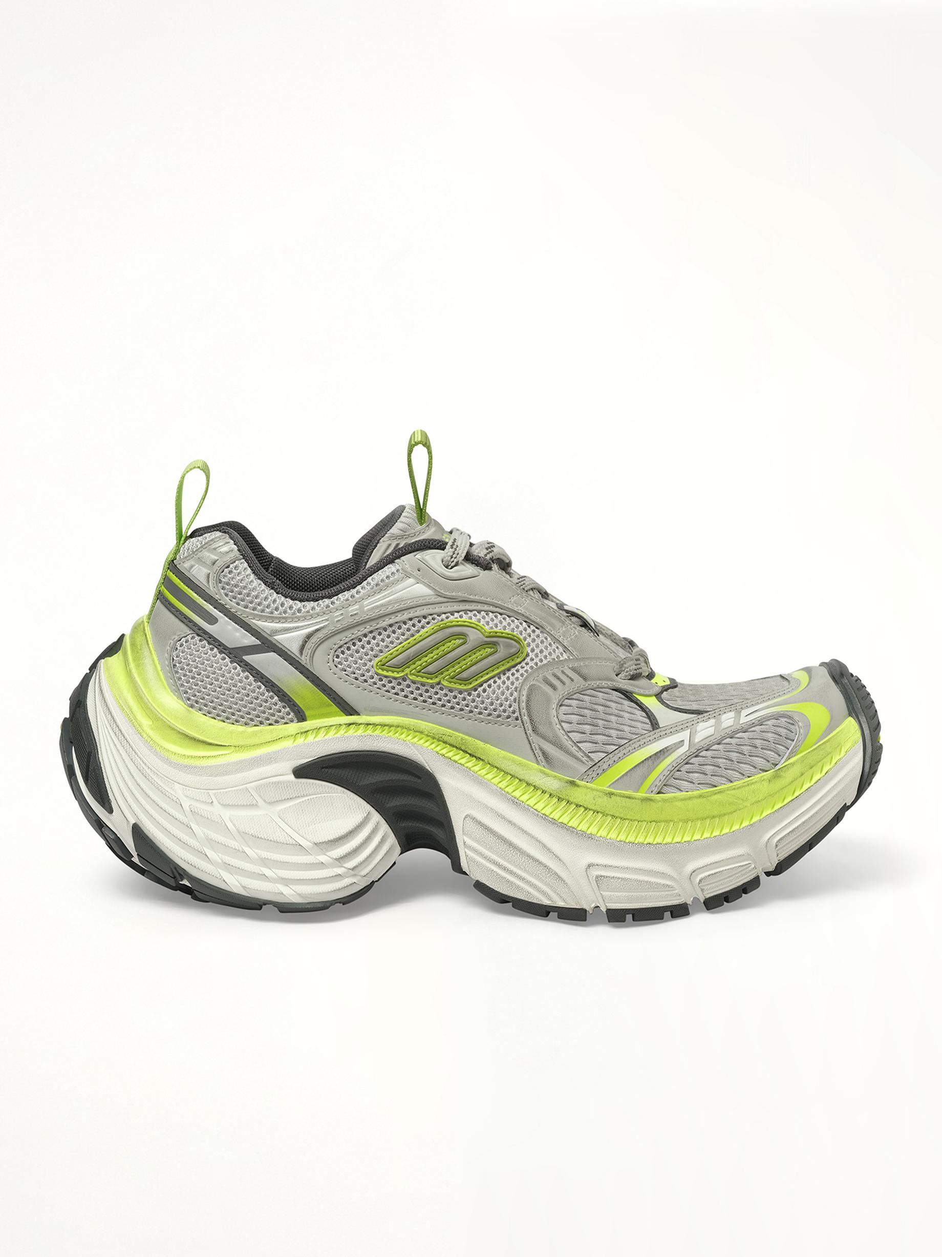 BALENCIAGA Multicolor Mesh And Rubber 6xl Sneakers In Multicolour Product Image