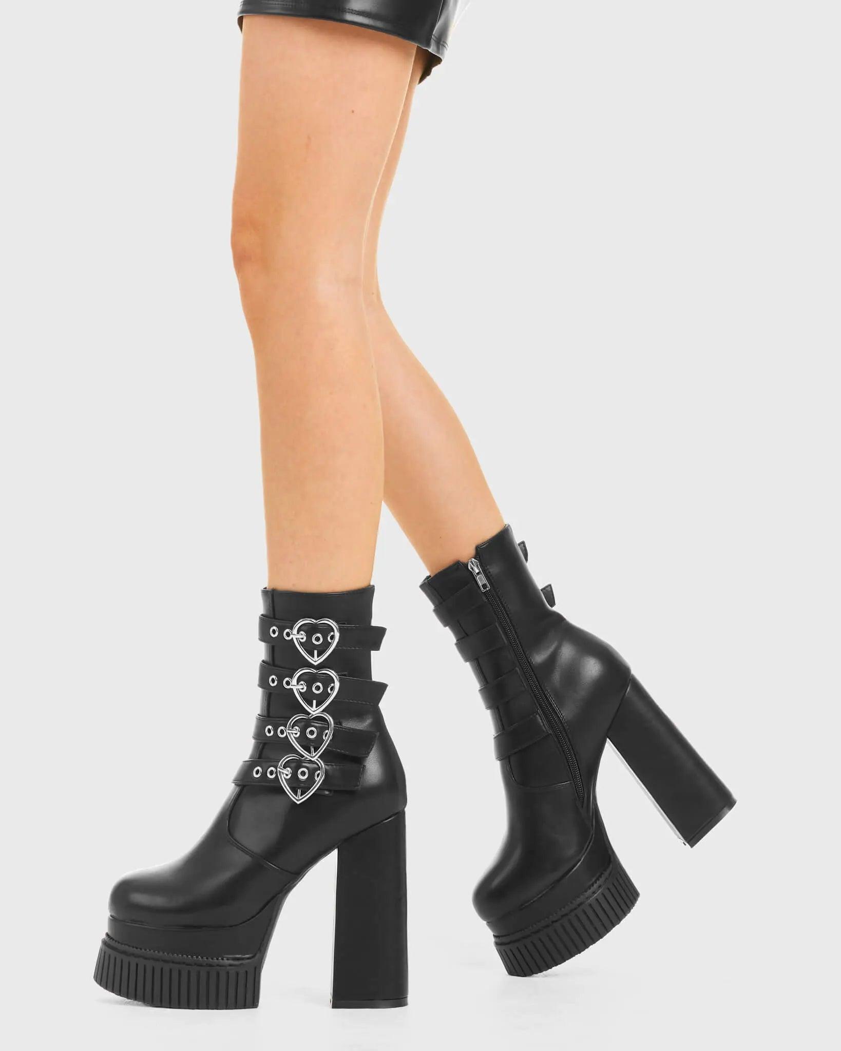 Back To Love Creeper Platform Ankle Boots Product Image