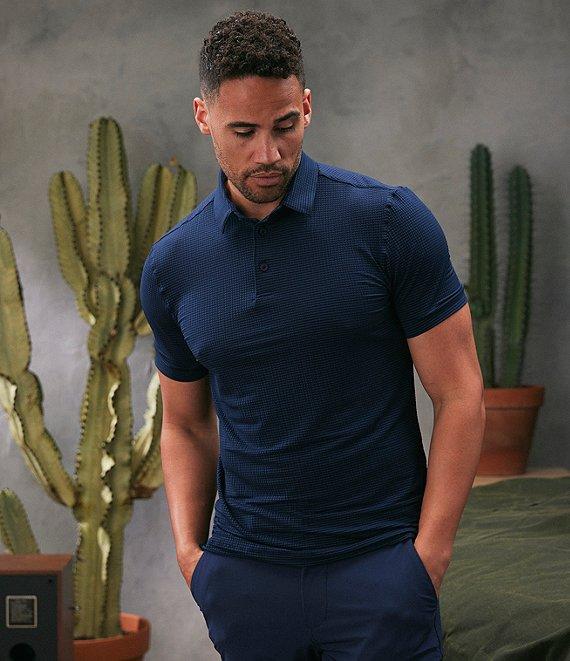 Mizzen+Main Performance Stretch Copa Seersucker Short Sleeve Polo Shirt Product Image