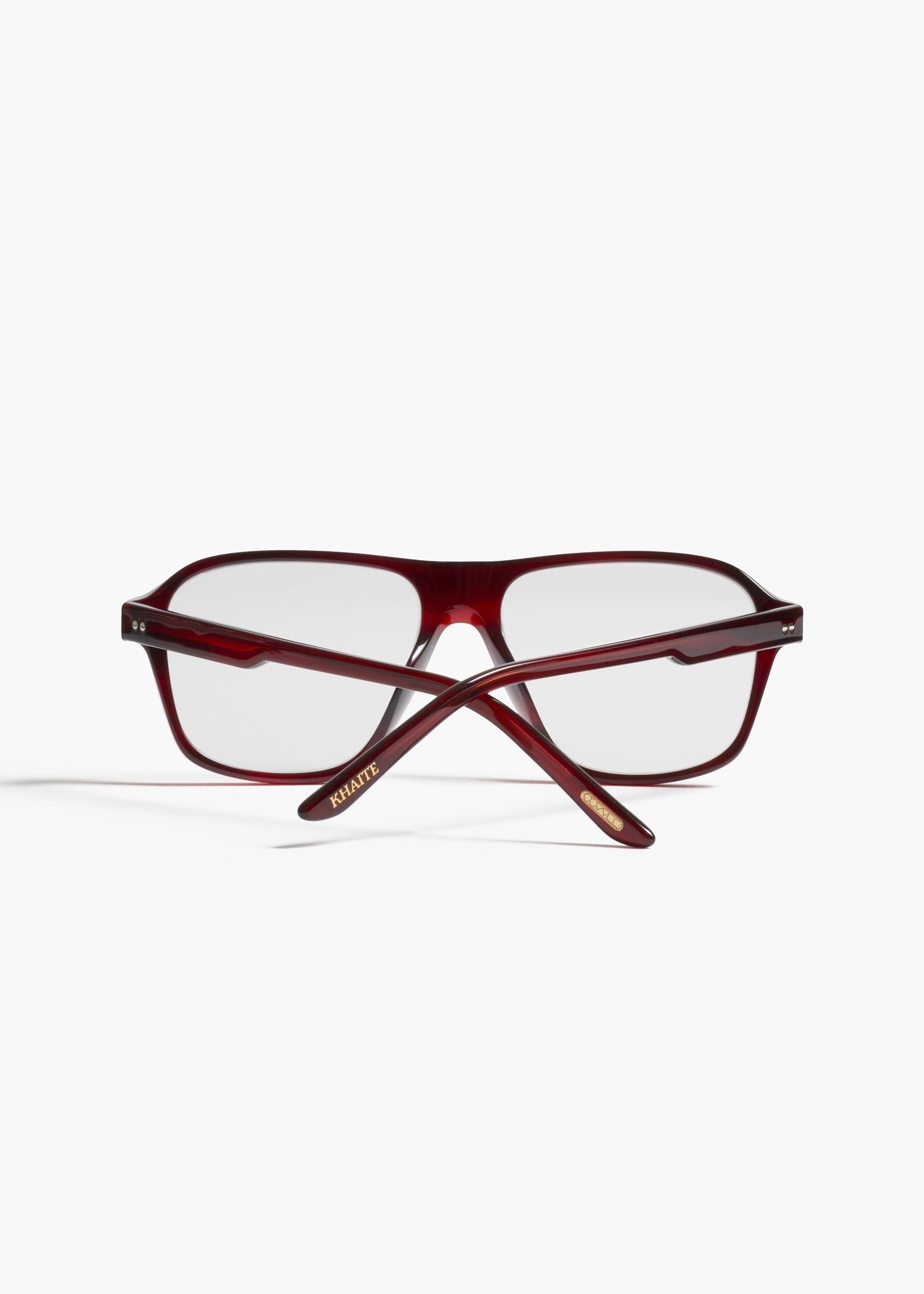 KHAITE x Oliver Peoples 1978RX in Bordeaux Bark Product Image