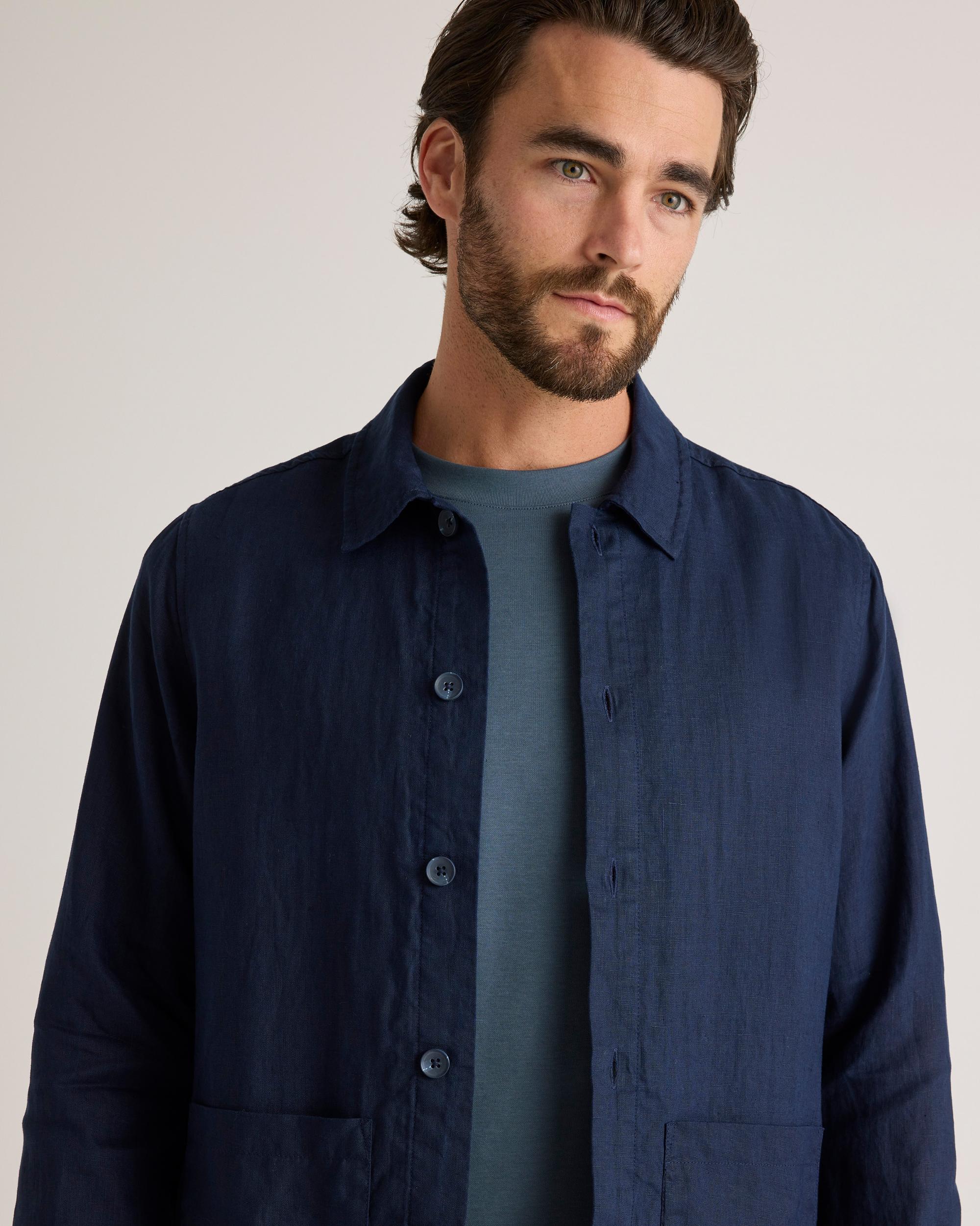 Quince | Men's 100% European Linen Chore Jacket Size XL Product Image