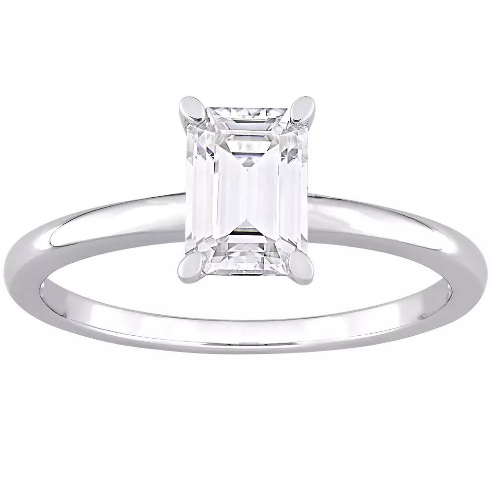 Stella Grace Sterling Silver Lab-Created Moissanite Ring, Women's, Size: 6 Product Image