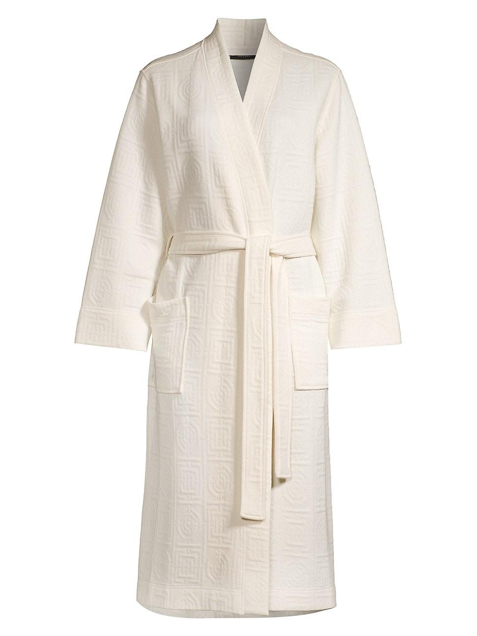 Womens Quilted Infinity Jacquard Robe Product Image