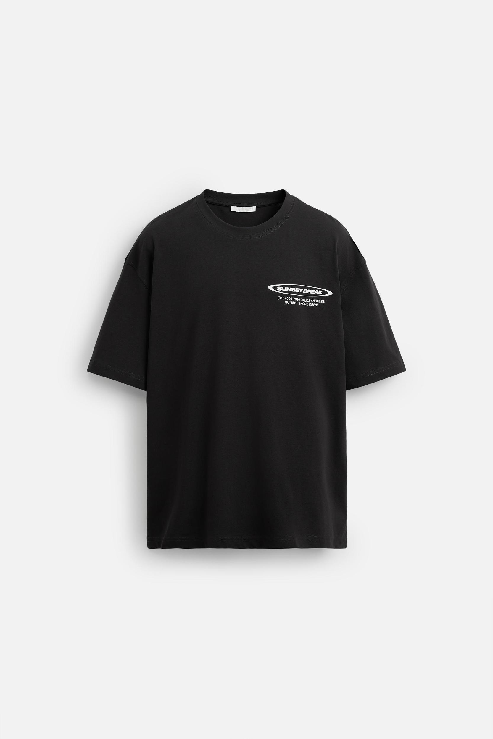 TEXT PRINT T-SHIRT Product Image