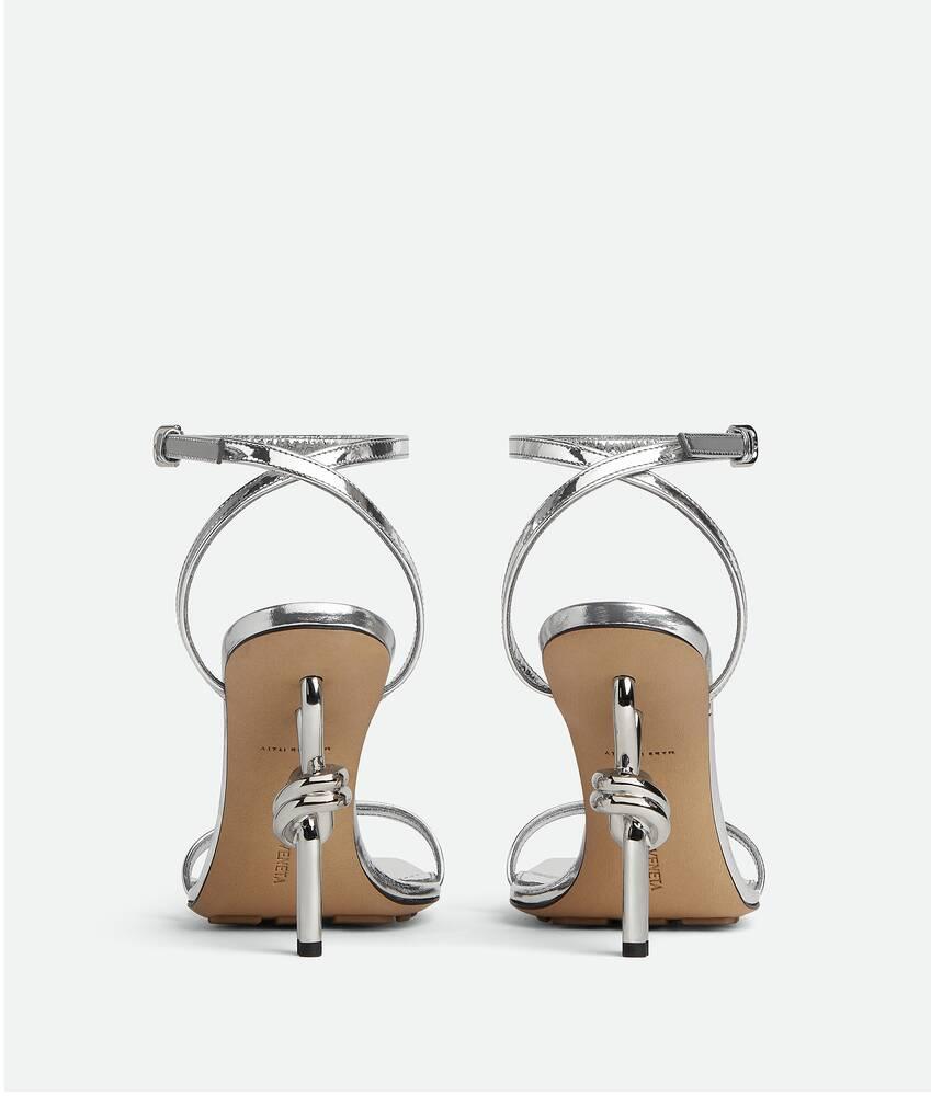Women's Knot Sandal in Silver Product Image