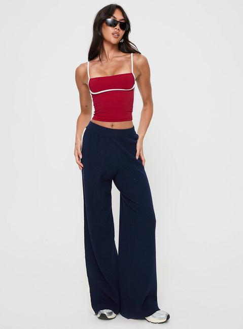 Albright Pants Navy / Milk Product Image