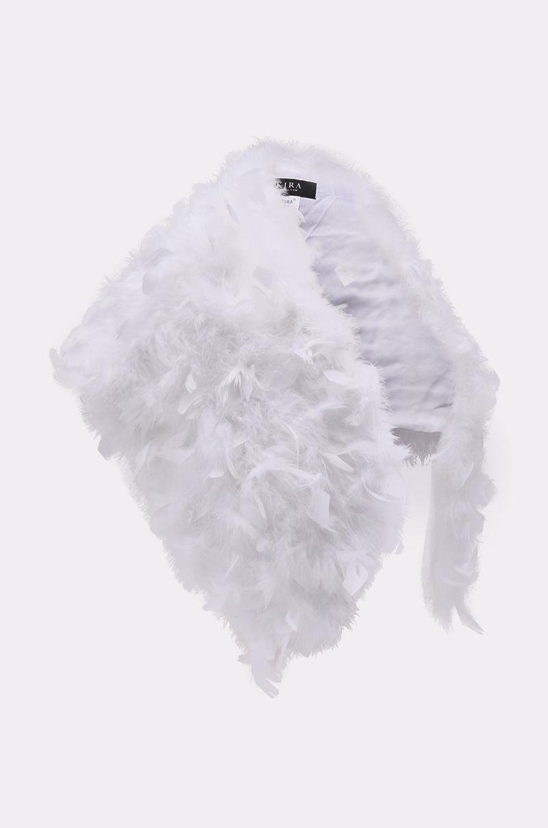 TRUDY FEATHER WRAP Product Image