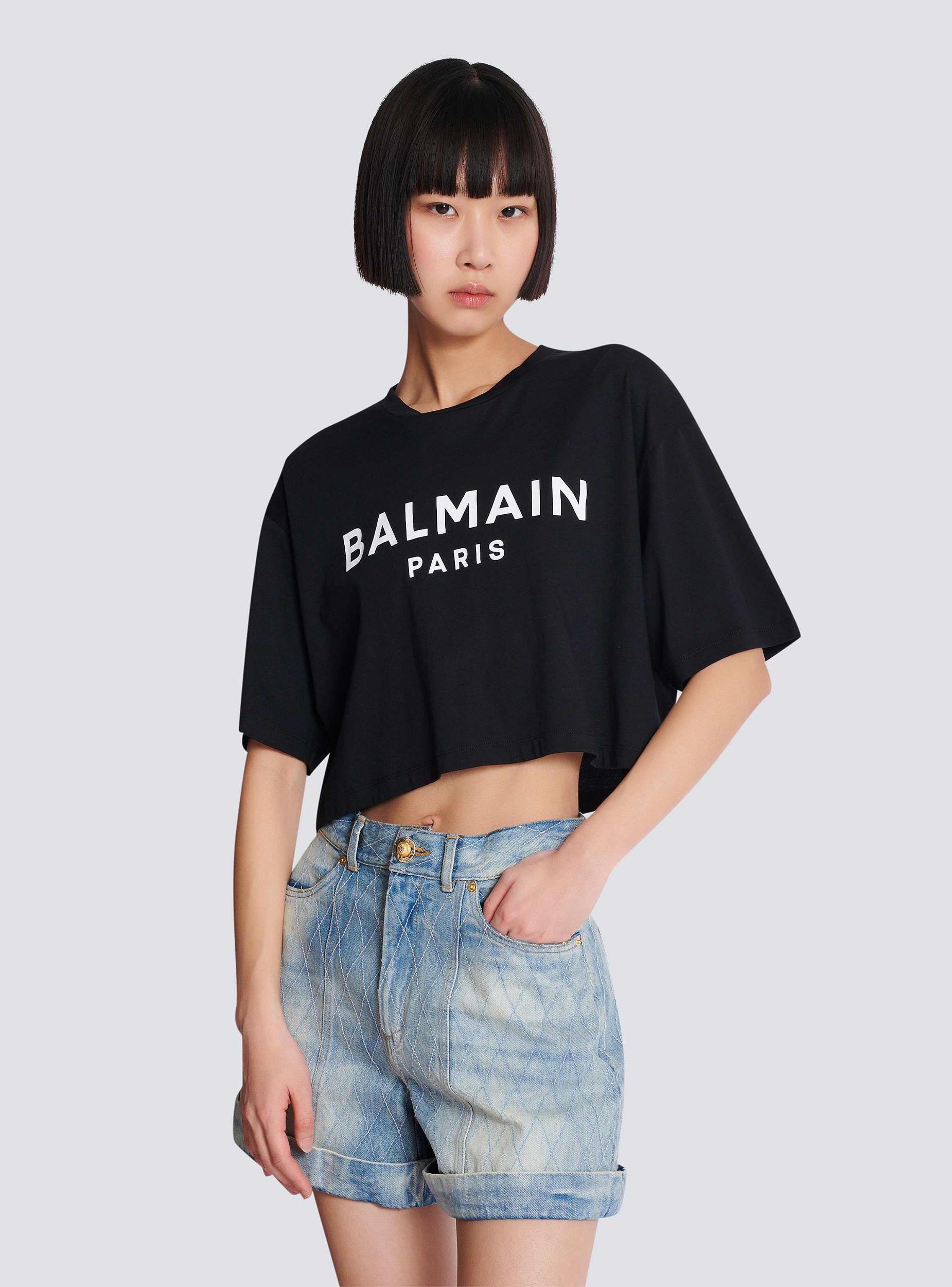 T-shirt with Balmain Paris print Product Image