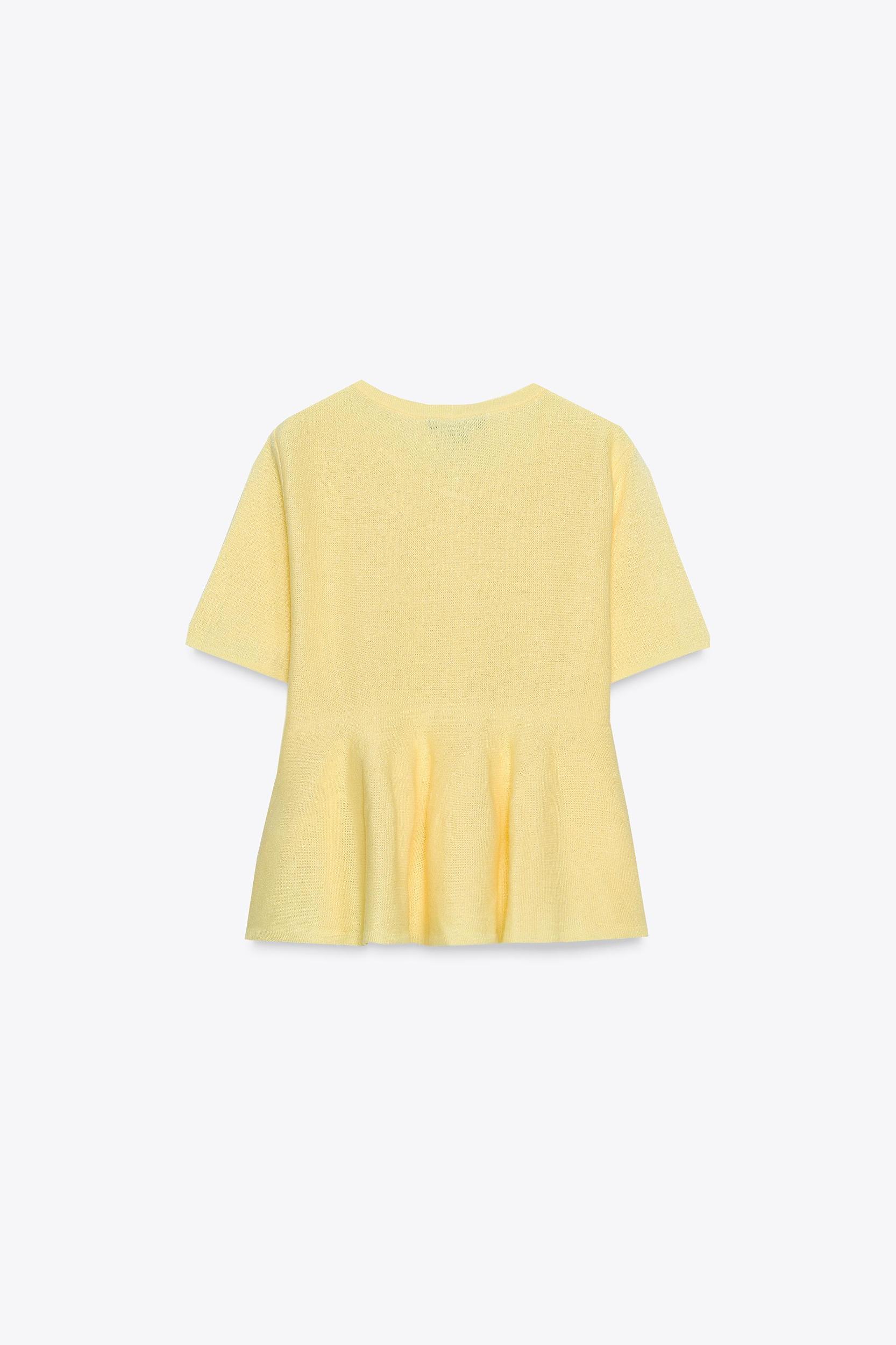 PEPLUM CARDIGAN Product Image