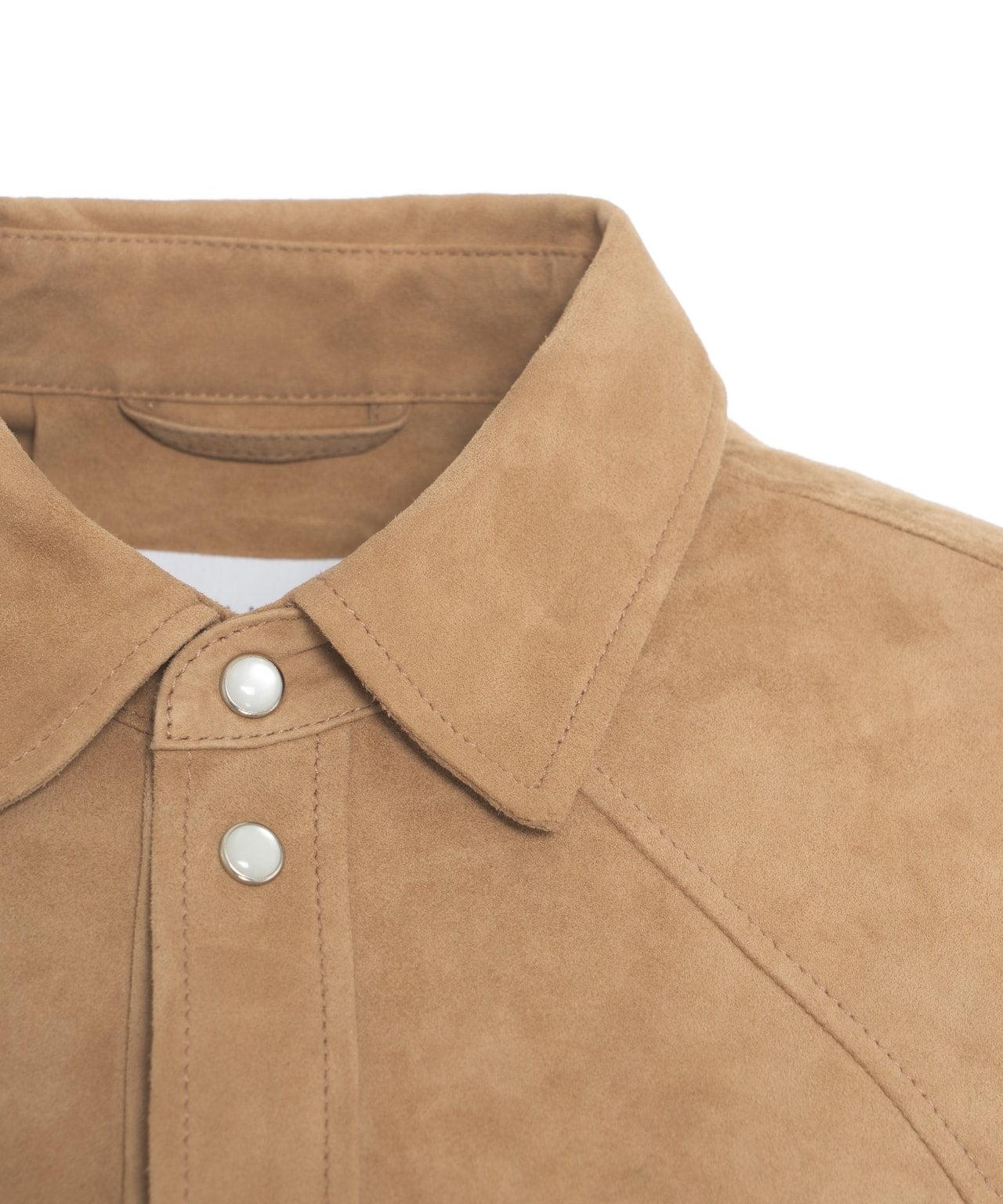 Overshirt in suede Product Image