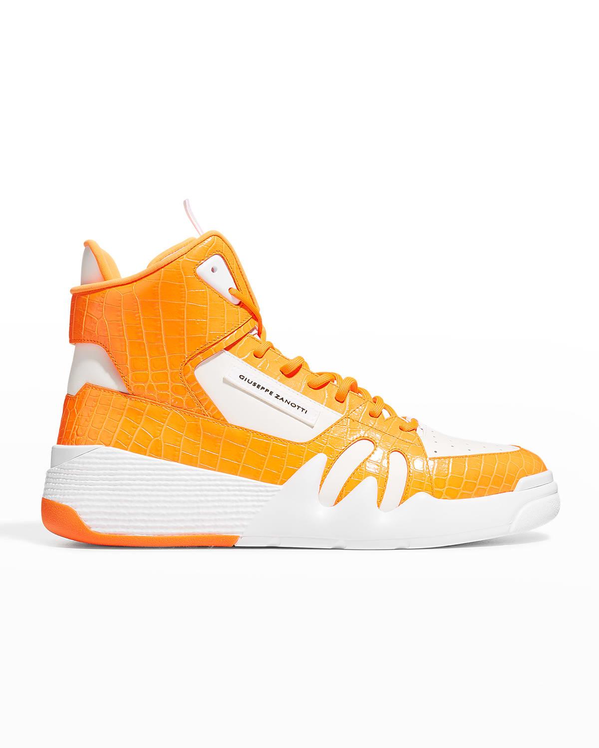 Men's Talon High-Top Leather Sneakers Product Image