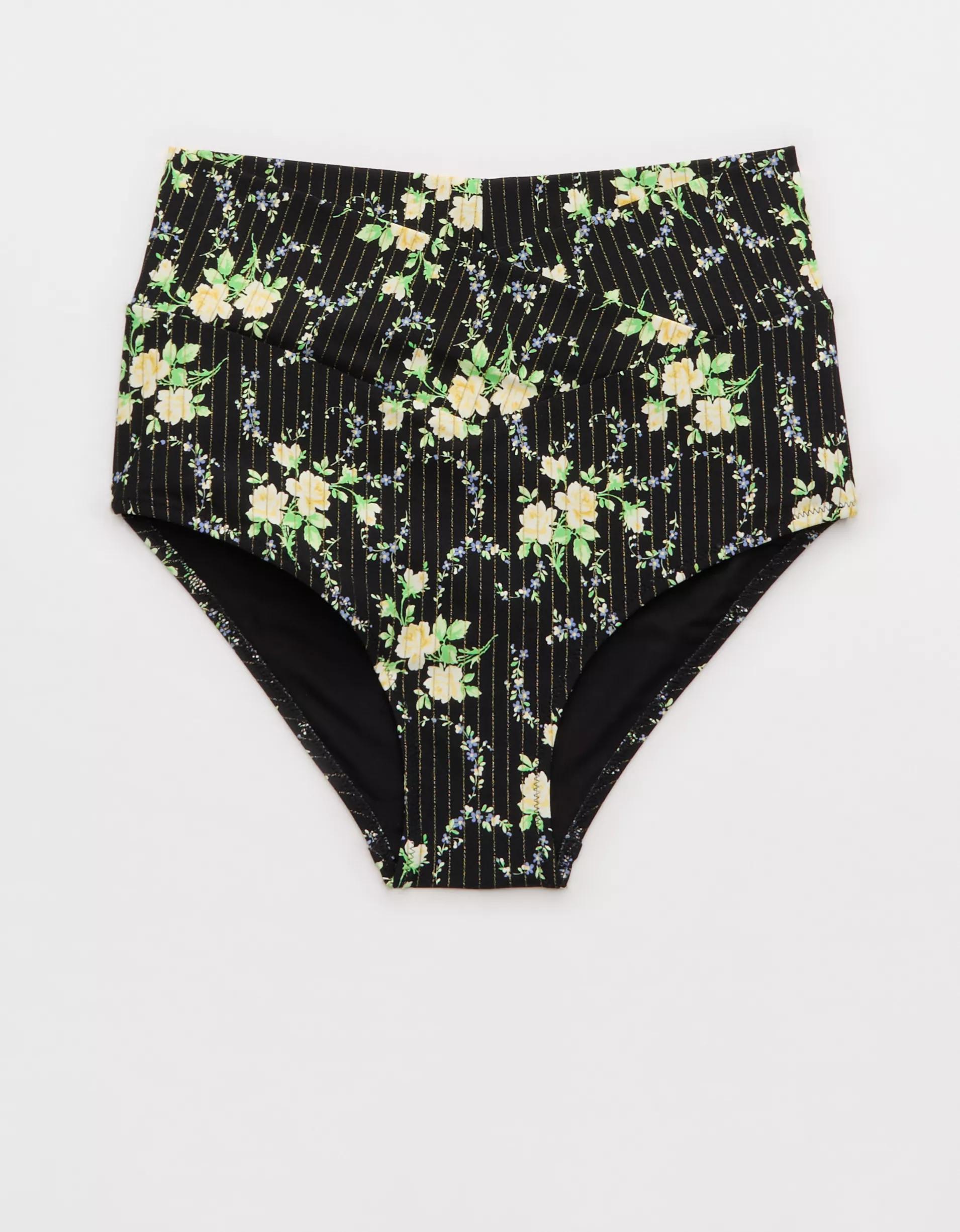 Aerie Crossover High Waisted Bikini Bottom Product Image