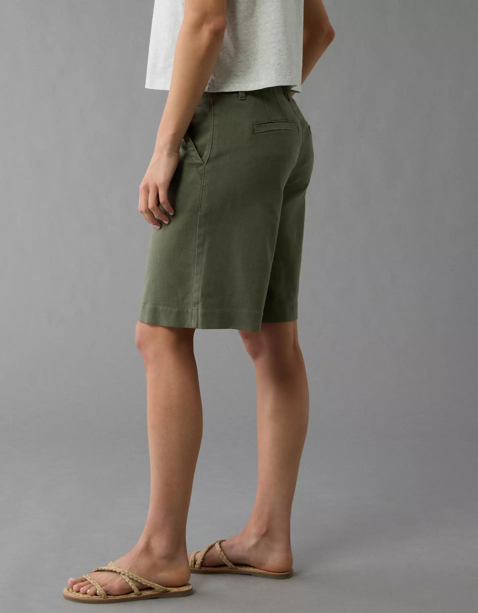 AE 11" Stretch High-Waisted Trouser Short Product Image