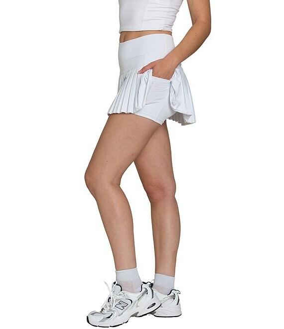 GOLD HINGE Pleated Tennis Mini Skirt Product Image