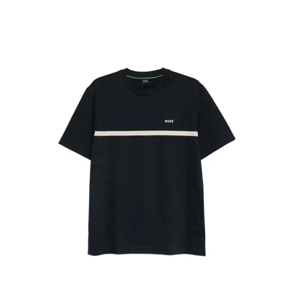 HUGO BOSS Stripe T-shirt In Blue Product Image