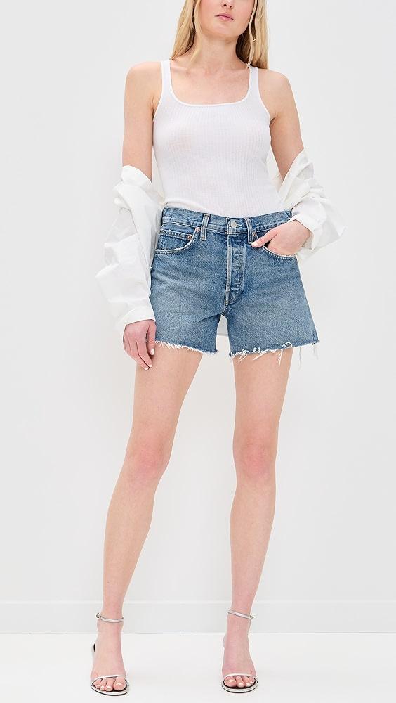 AGOLDE Parker Long: Loose Fit Vintage Shorts | Shopbop Product Image