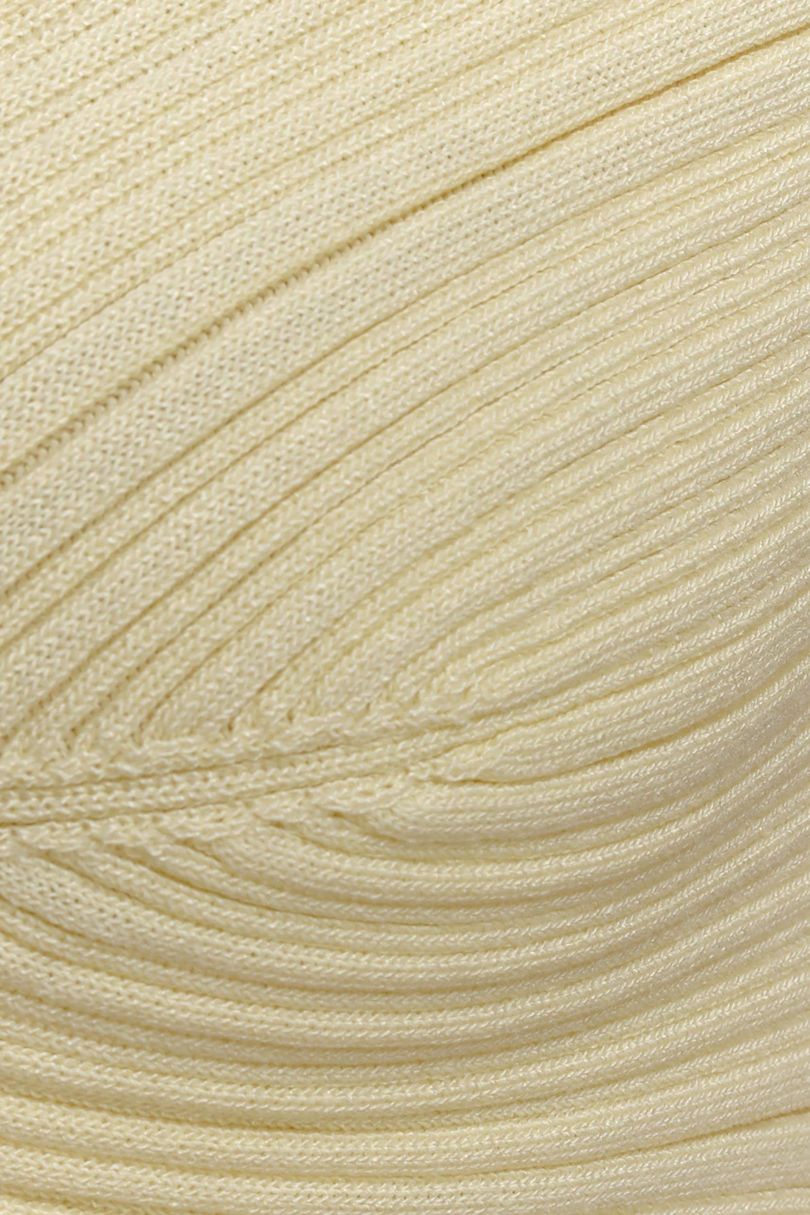 Coleene Pointelle Knit Top - Lemon Product Image