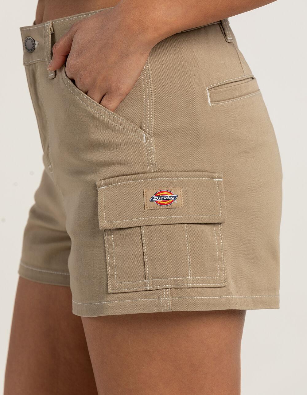 DICKIES Women Cargo Shorts - BLACK Product Image
