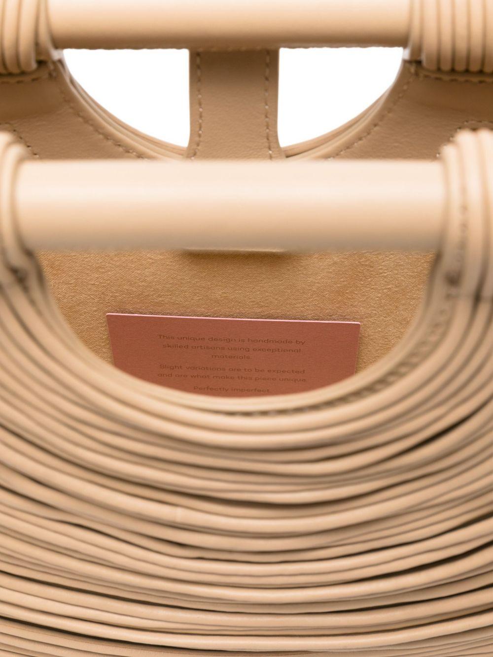 Lou pleated half-moon tote bag Product Image