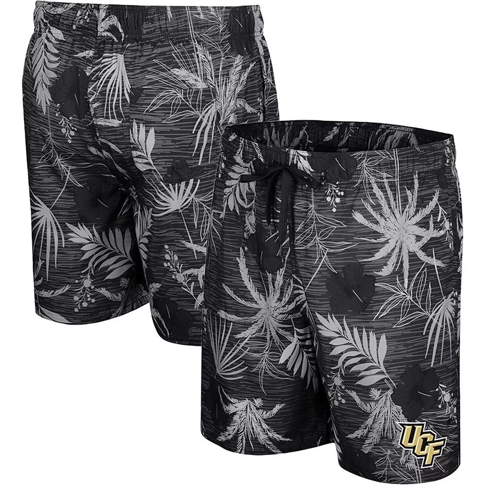 Men's Colosseum Black Boston College Eagles What Else is New Swim Shorts, Size: Large Product Image