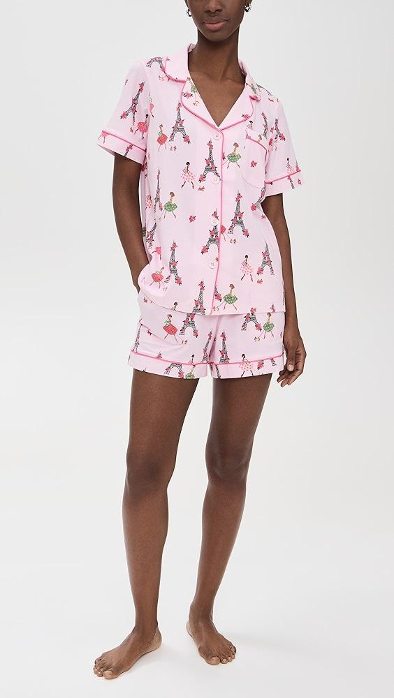 BedHead PJs Cotton Knit Short Sleeve Short PJ Set | Shopbop Product Image