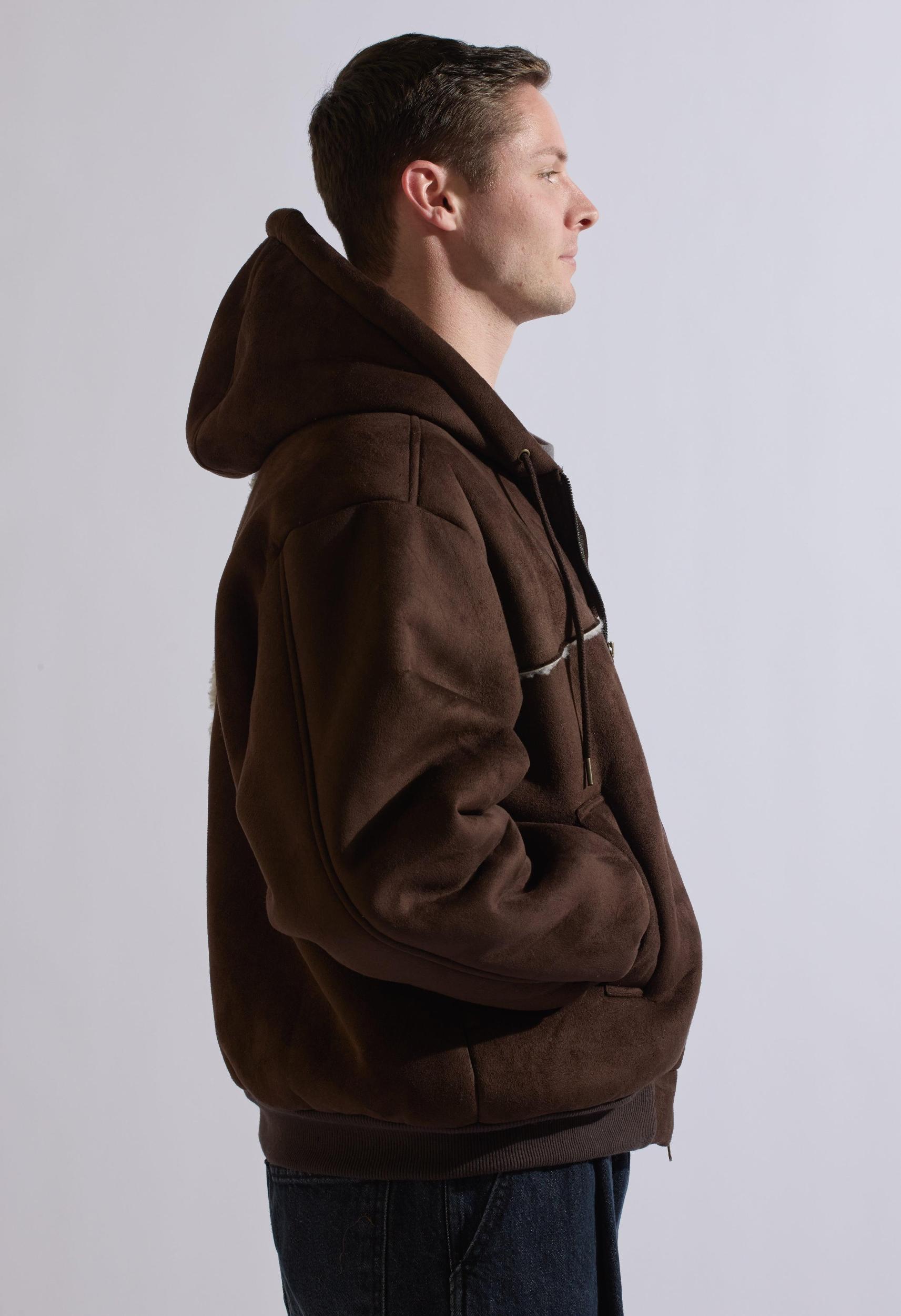 Cacao Sherpa Hoodie Product Image