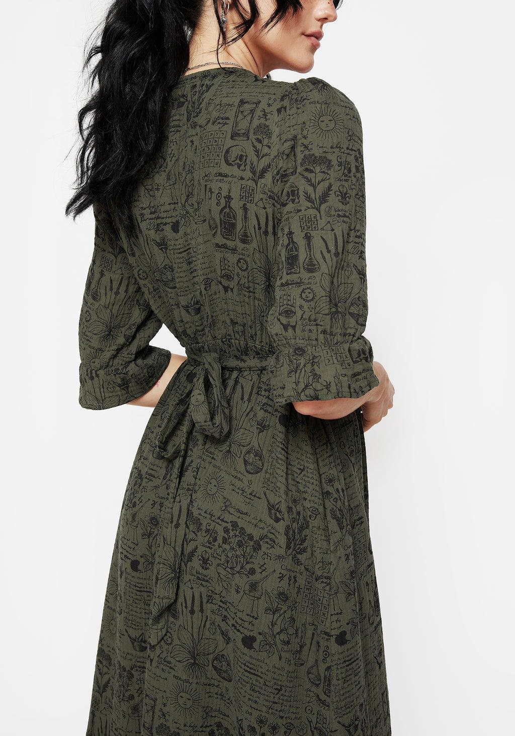 Taddea Cotton Button Up Midaxi Dress Product Image