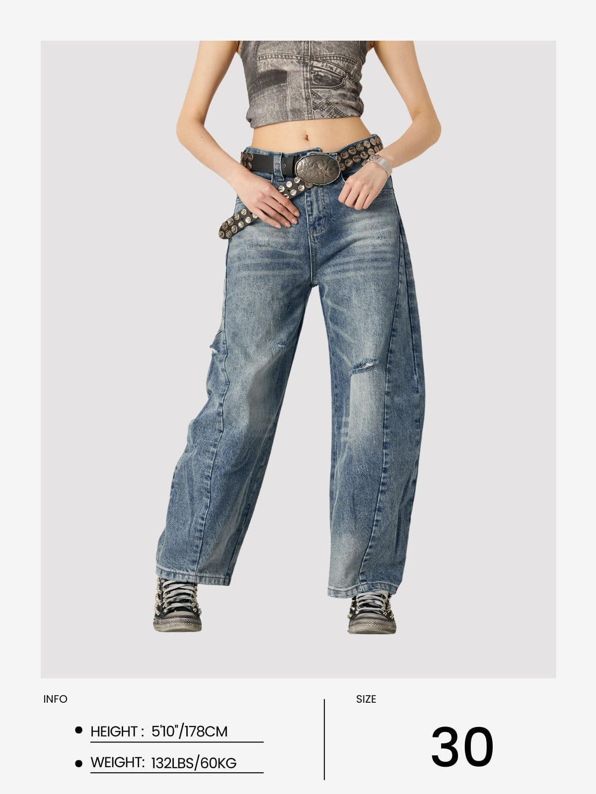 Aelfric Eden Baggy Ripped Jeans Product Image