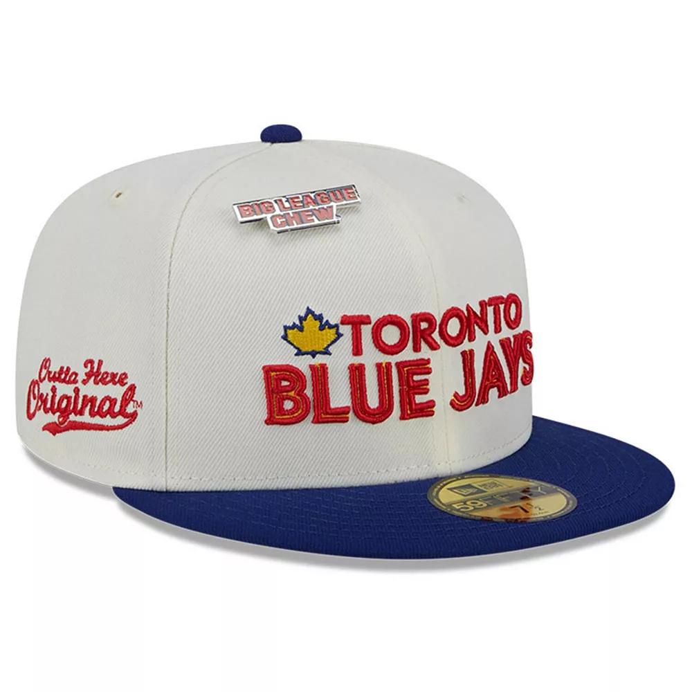 Men's New Era White Toronto Blue Jays Big League Chew Original 59FIFTY Fitted Hat,  Product Image