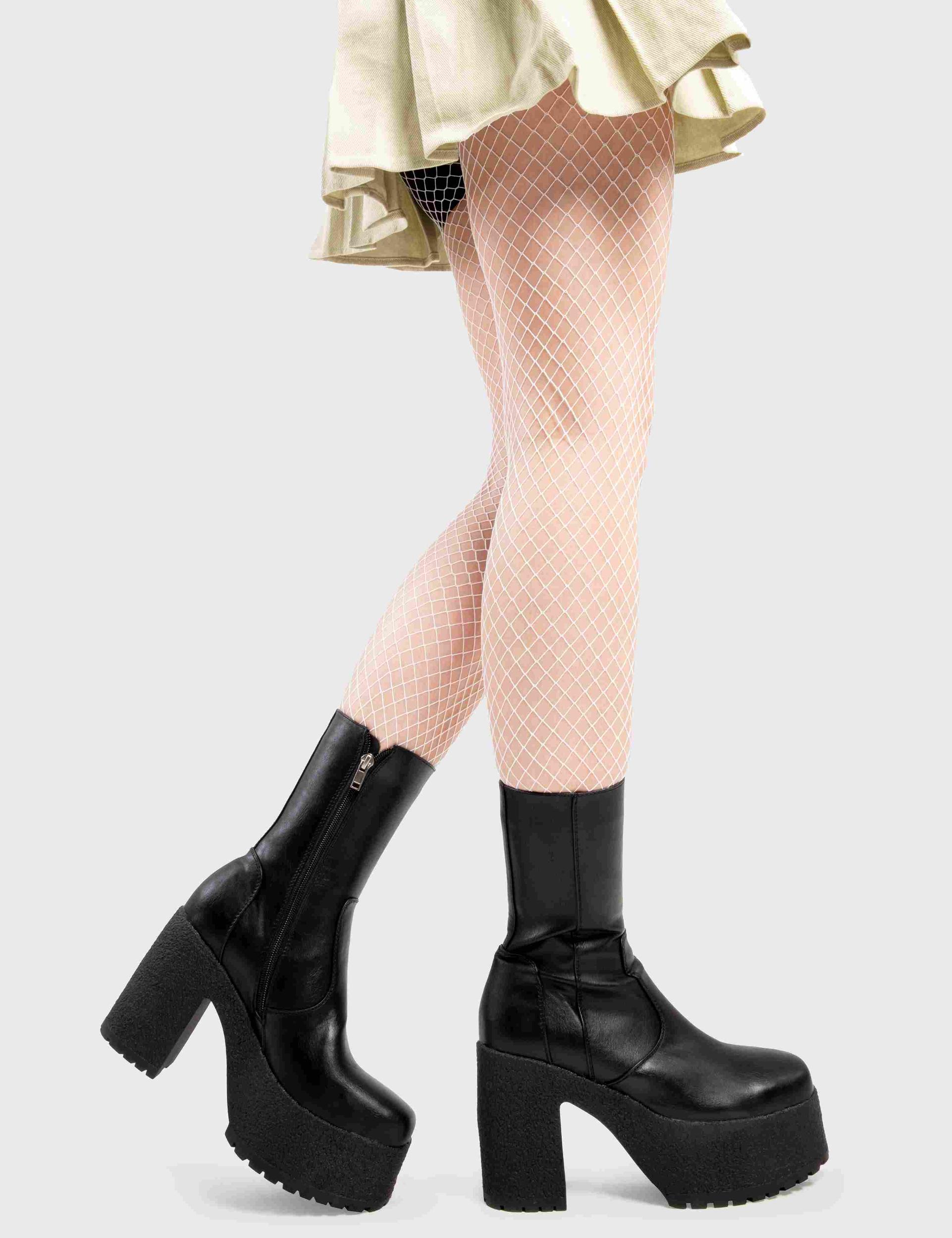 Mannequin Worthy Platform Ankle Boots Product Image