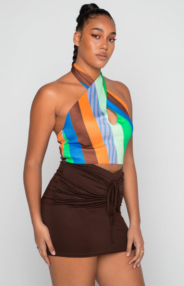 Flirtini Halter Crop Multi Product Image