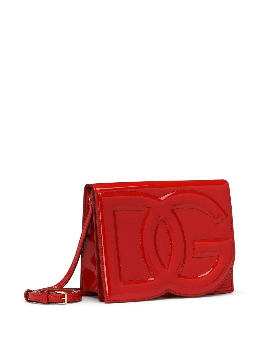 DG Logo leather crossbody bag Product Image