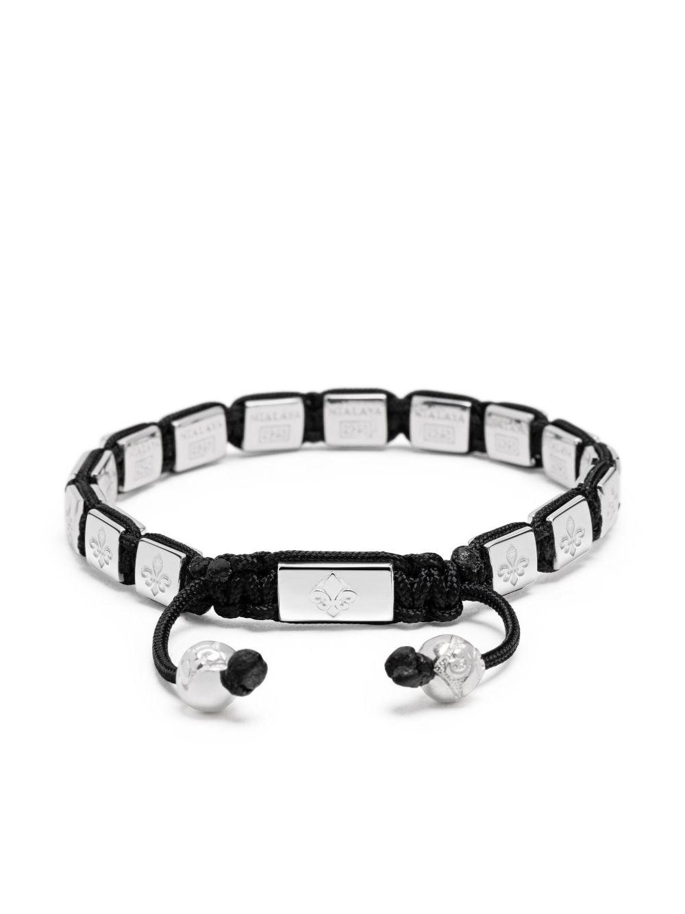 engraved beaded bracelet Product Image