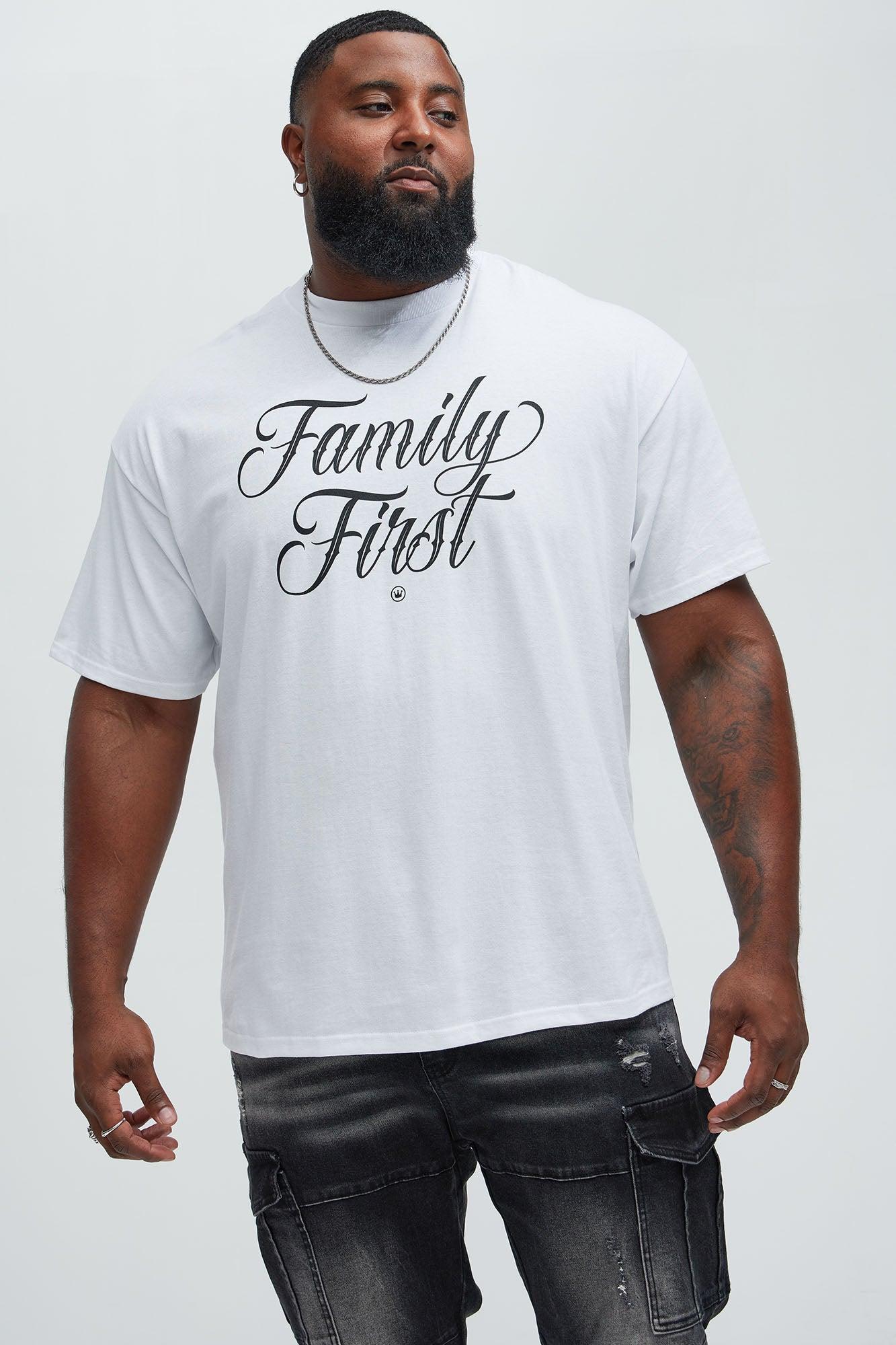 Family First Short Sleeve Tee - White Product Image