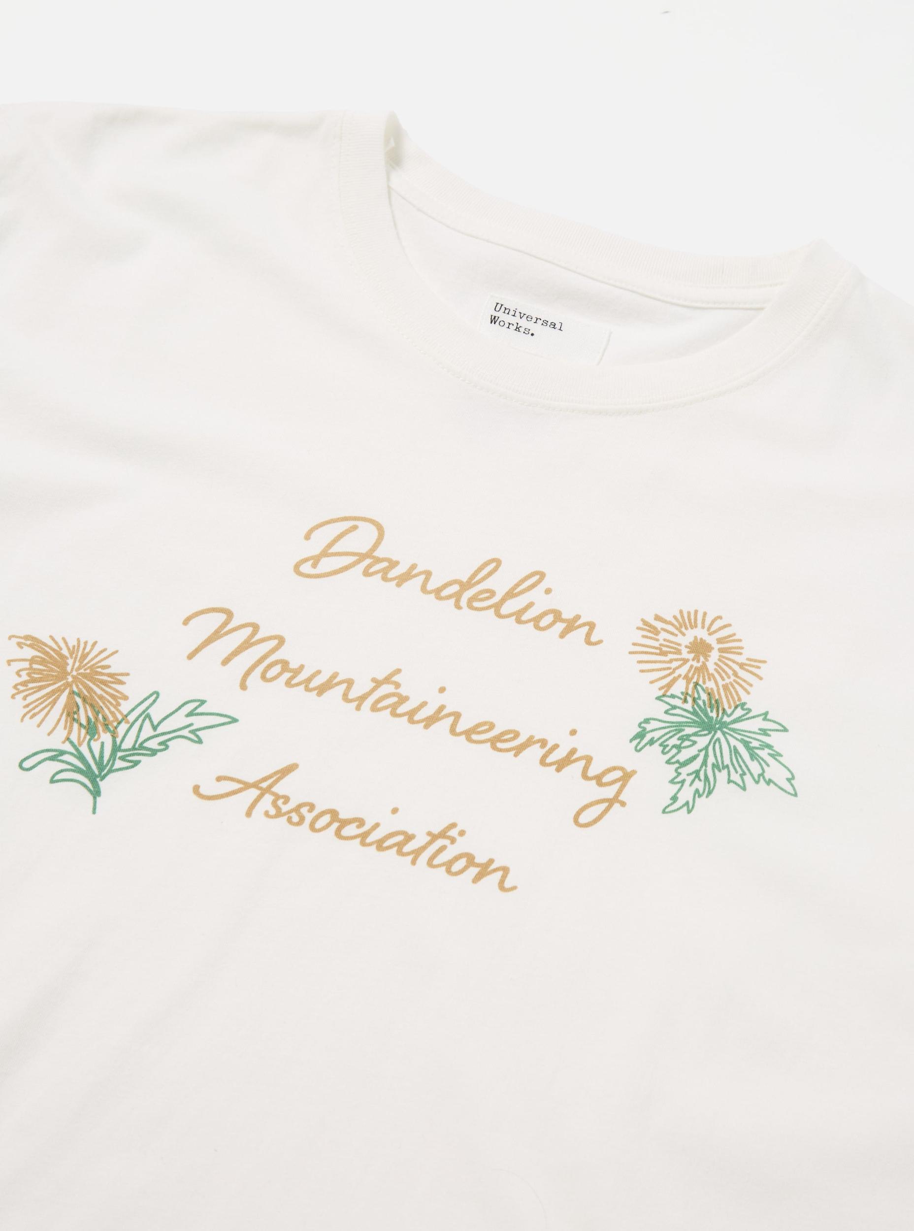 Flower Mountain x Universal Works Tee in Ecru Single Jersey Product Image