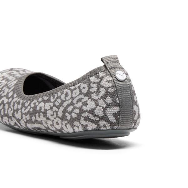 PUMA Ilana Leopard Women's Ballet Shoes in Flat Medium Grey/Galactic Grey Product Image
