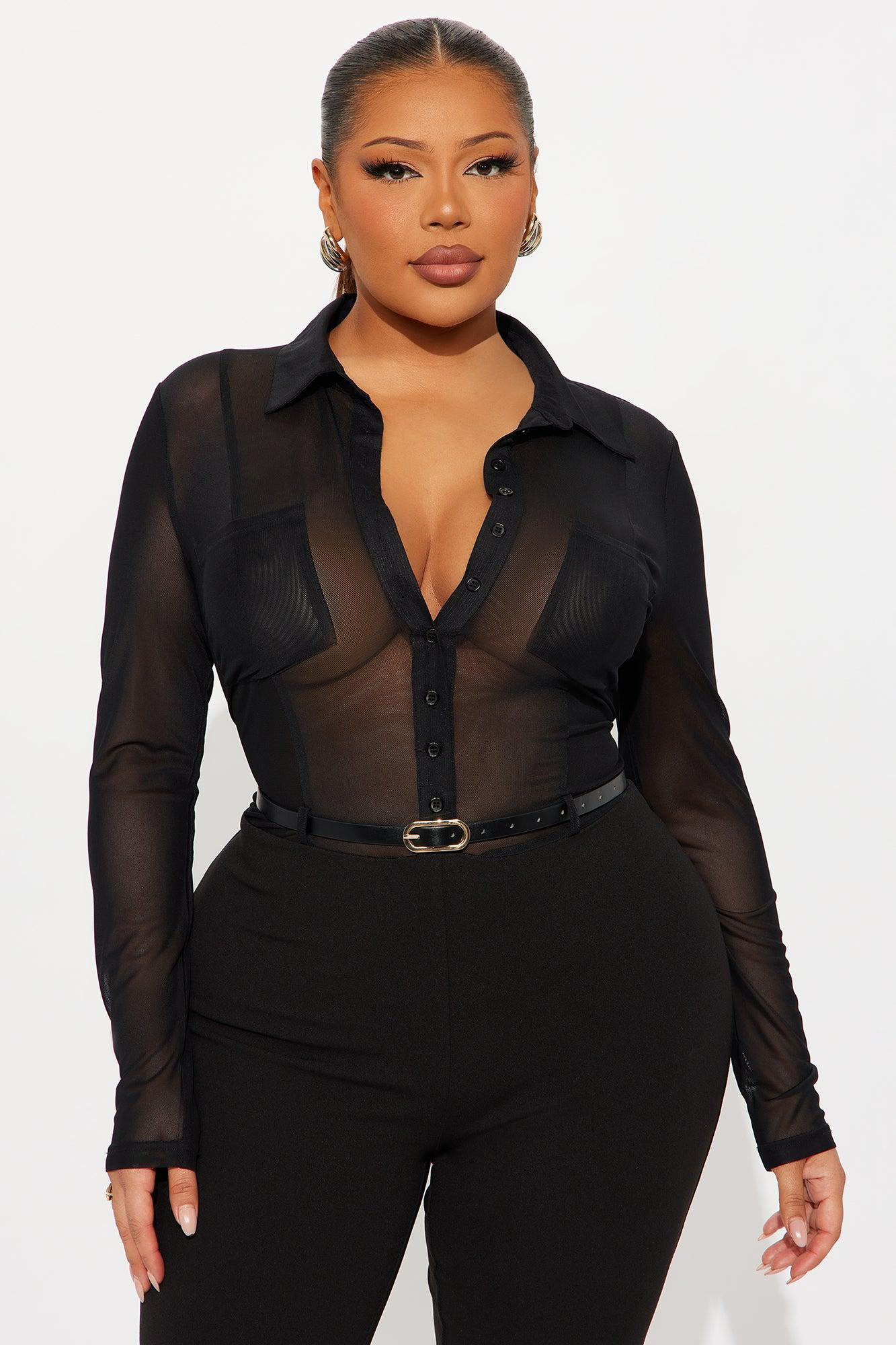 Ava Belted Jumpsuit - Black Female Product Image