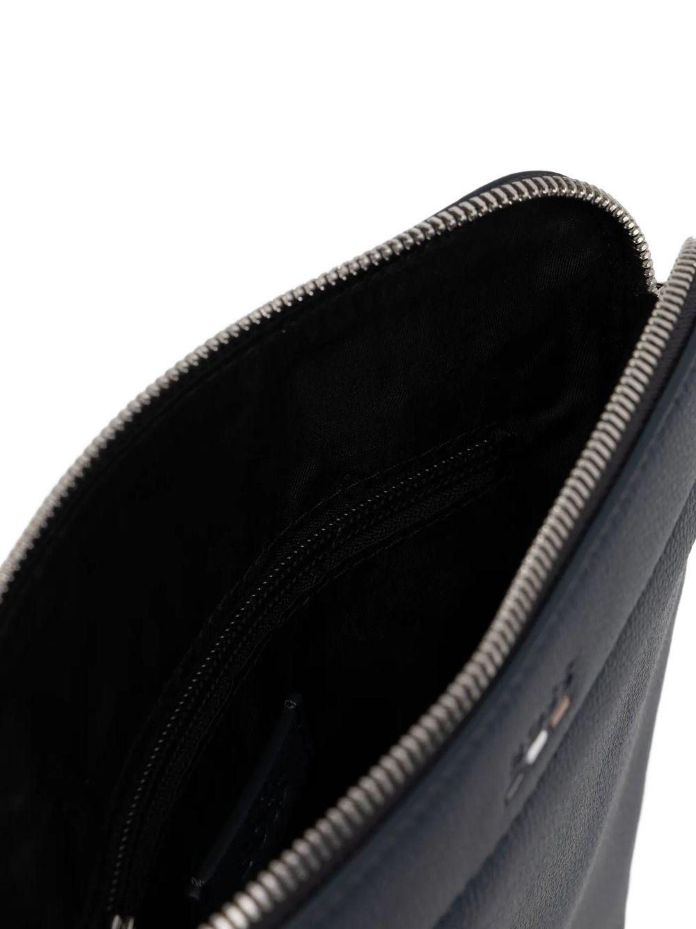 logo-debossed messenger bag Product Image