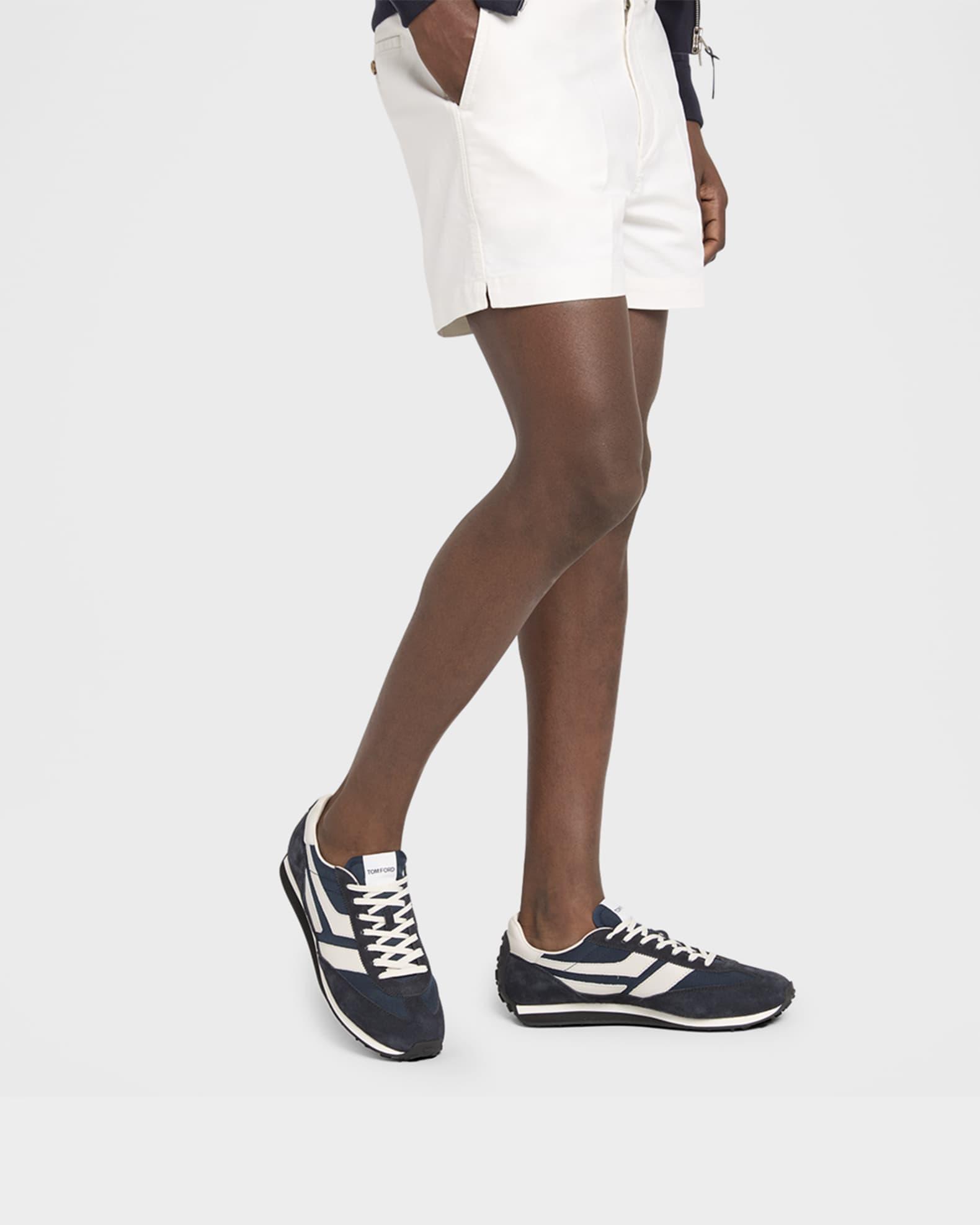 Men's Mick Tech Fabric and Suede Sneakers Product Image